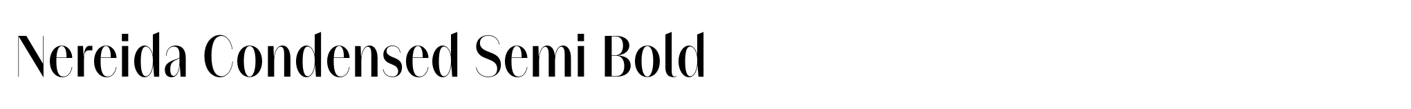 Nereida Condensed Semi Bold image